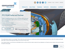 Tablet Screenshot of concurrent-engineering.co.uk